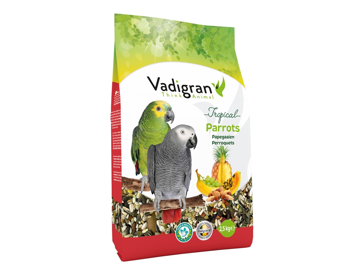 Papegaaien Tropical 2,5kg.