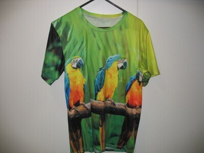 T-shirt Blauwgele ara