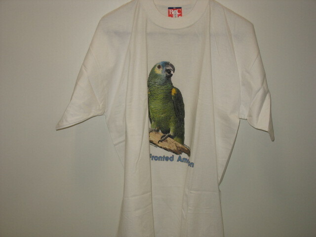 T-shirt wit Blauwvoorhoofd amazone