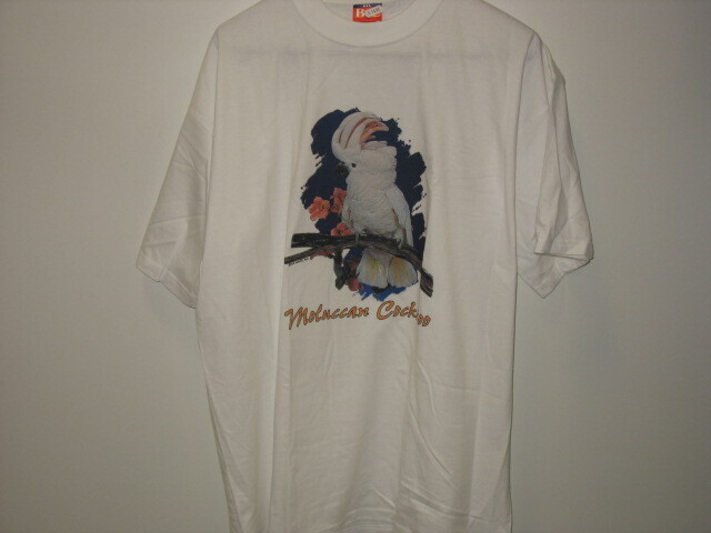 T-shirt wit Molukken kaketoe