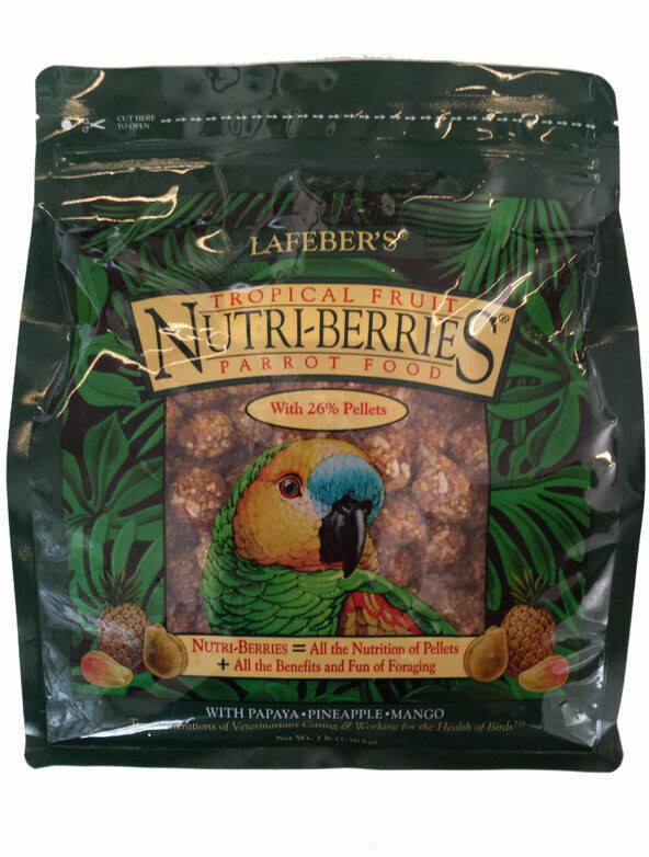 Nutri-Berries Tropical Fruit - Papegaai 1,36kg.