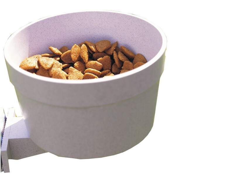 Eet/drinkbak afneembaar Crock L 0,55L dia 12,5cm.