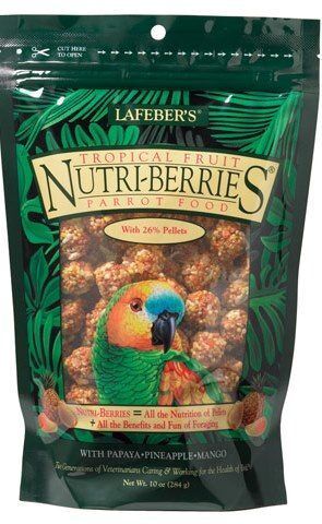 Nutri-Berries Tropical Fruit - Papegaai 284gr