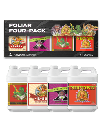 Advanced Nutrients Foliar Four Pack Pack BUD IGNITOR + FACTOR X + B52 + NIRVANA