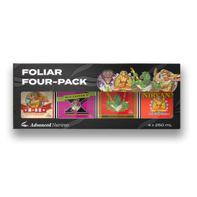 Advanced Nutrients Foliar Four Pack Pack BUD IGNITOR + FACTOR X + B52 + NIRVANA