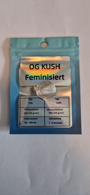 Souvenir Seeds OG Kush Feminisiert zum Sammeln und Tauschen 