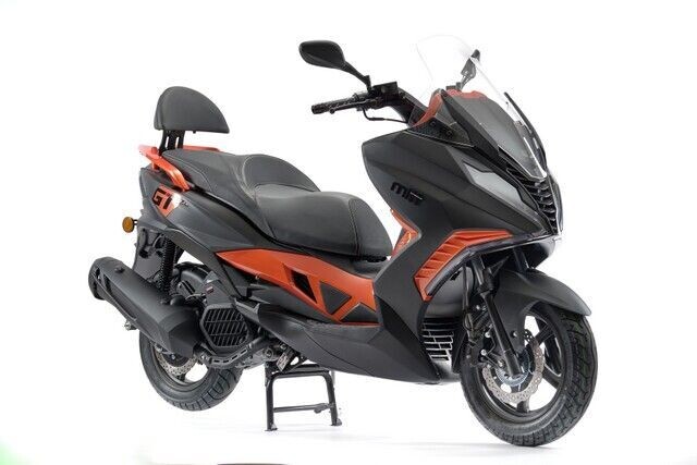 MITT 125 GT-MAX NEGRA -NARANJA