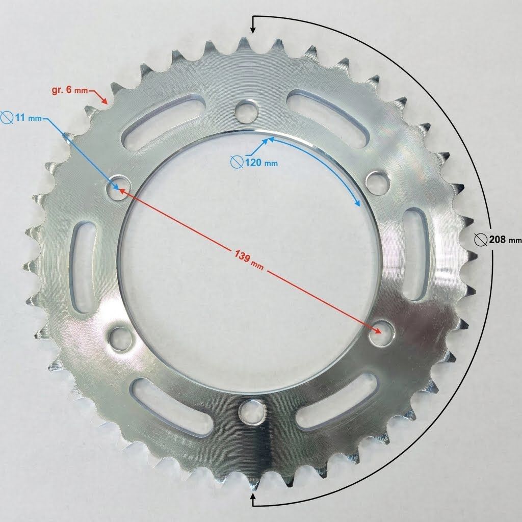 CORONA DE TRANSMISION GP  40 DIENTES