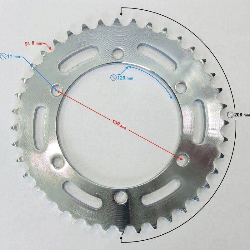 CORONA DE TRANSMISION GP  40 DIENTES
