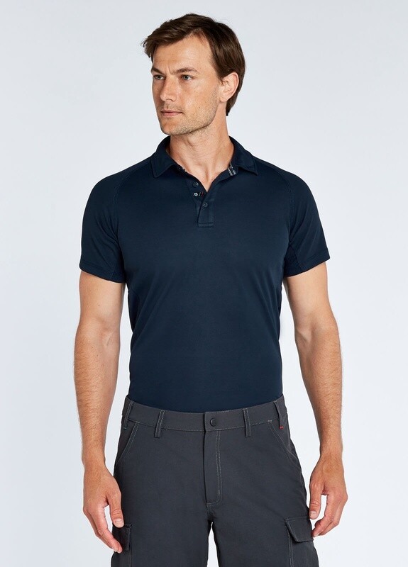 MENTON MENS TECH SHORT SLEEVE POLO