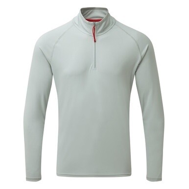 MEN UV TEC LONG SLEEVE ZIP TEE UV009