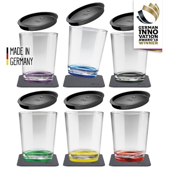 Magnetic Plastic Drinking Cups Multicolour