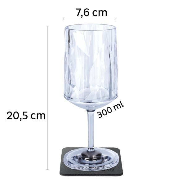 Magnetic Plastic Glass Wine 0,3 L