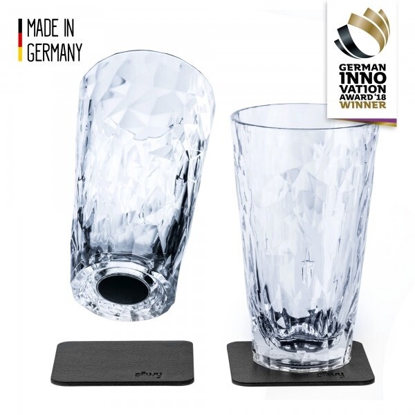Magnetic Plastic Glass Longdrink Set Of 2