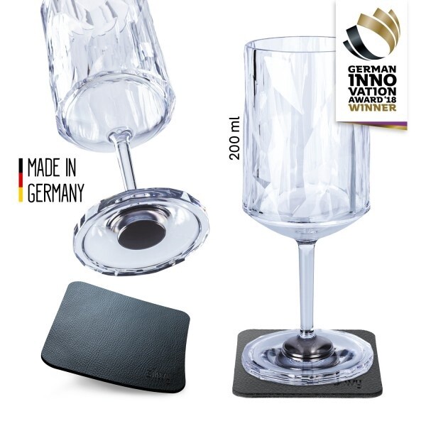 Magnetic Plastic Glasses- Wine