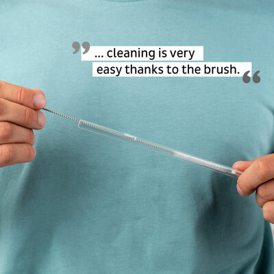 GLASS STRAW SET
