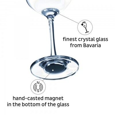 MAGNETIC CRYSTAL GLASS WINE