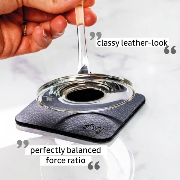 MAGNETIC CRYSTAL GLASS CHAMPAGNE