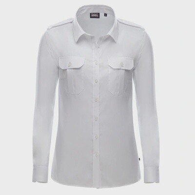 Captain Noniron Shirt Women Long Sleeve