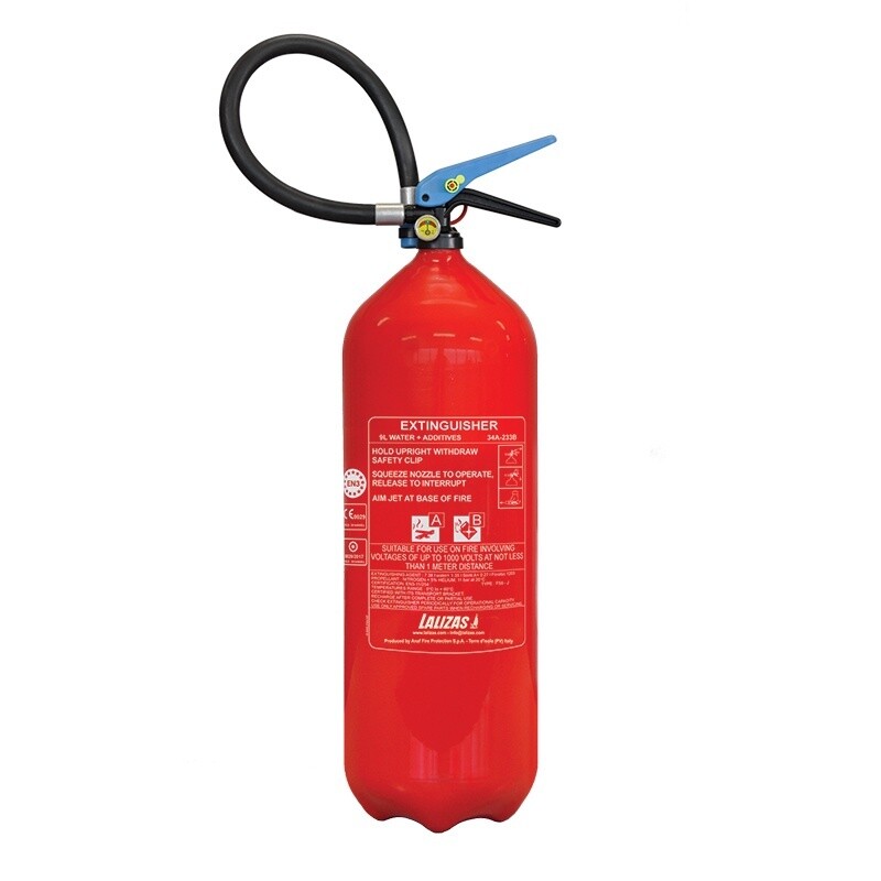 Lalizas Fire Extinguisher Foam, Stored Pressure W/Wall Bracket