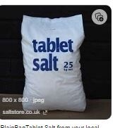 Water Soluble Salt Bags 25Kgs/Bag