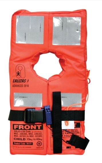 Lalizas Foam Lifejacket Advanced Solas W/O Light, Child (70177)