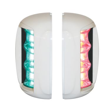 Fos Led 20 Starboard &amp; Port Lights 112, With White Housing