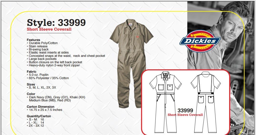 Short Sleeve Coveralls