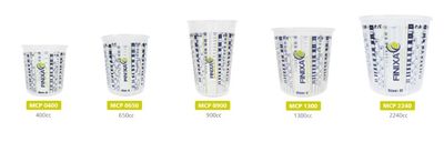 FINIXA_PRINTED MIXING CUPS 400 ML