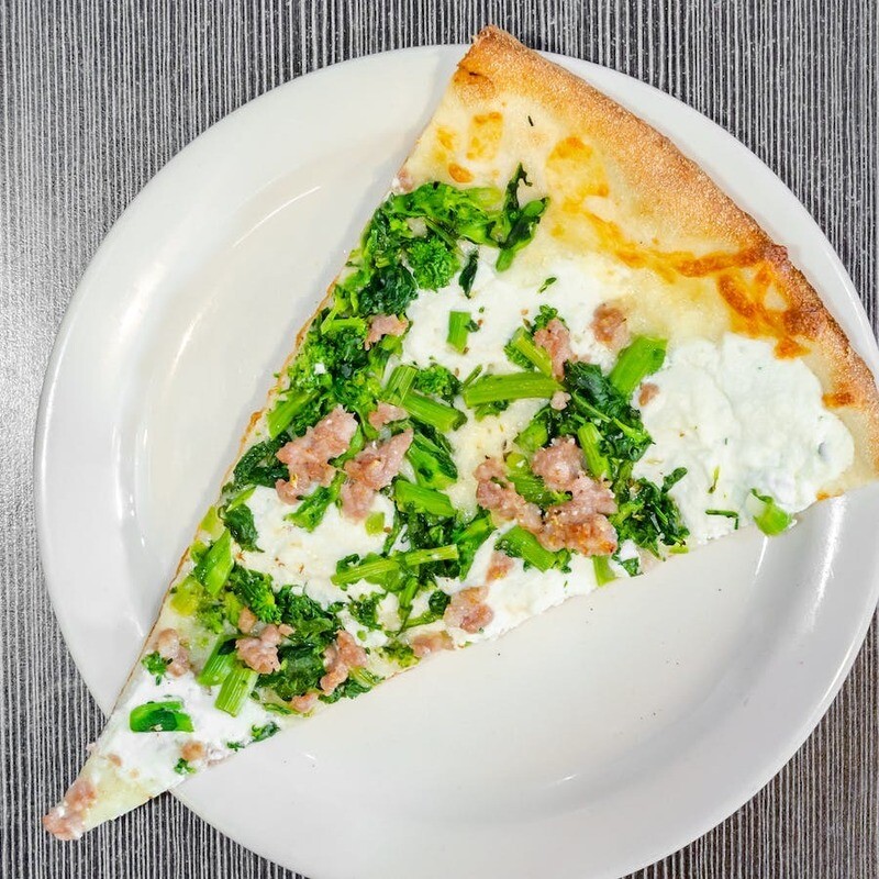 Broccoli Rabe & Sausage White Pizza