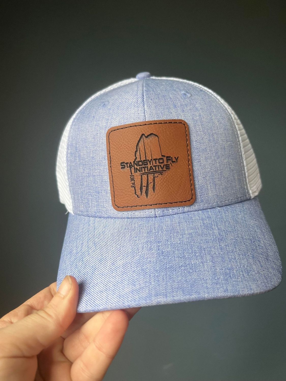 SBTFI Patched Trucker - Light Blue