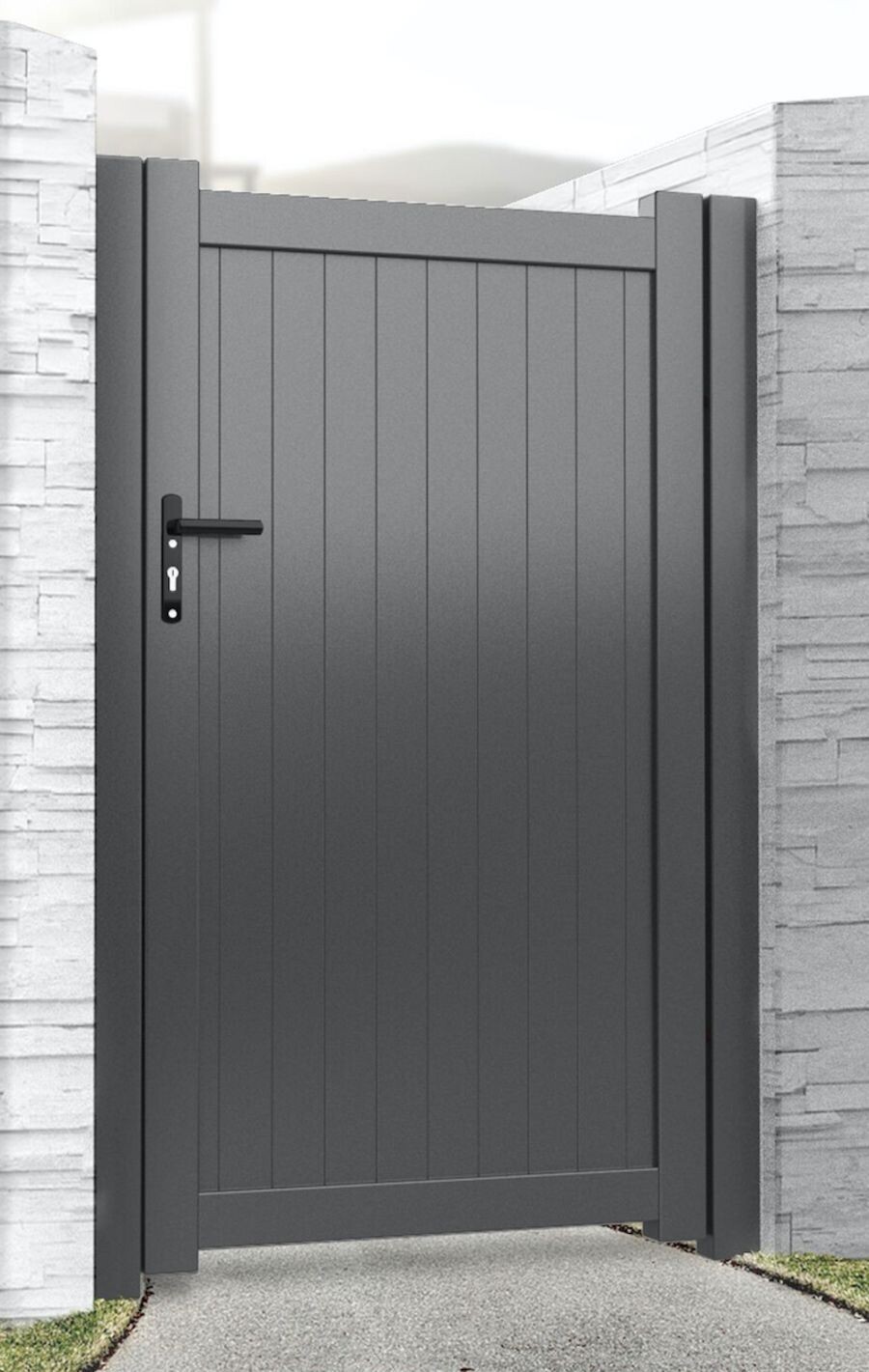 NAKeal Pedestrian Gate Aluminium pedestrian gate NaKEAL gate flat top