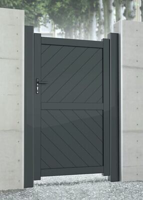 aluminium pedestrian gate MORAR gate flat top