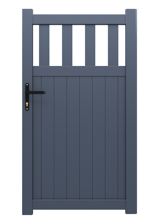 aluminium pedestrian gate flat top