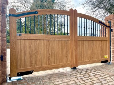 Dunure Aluminium Double Gate