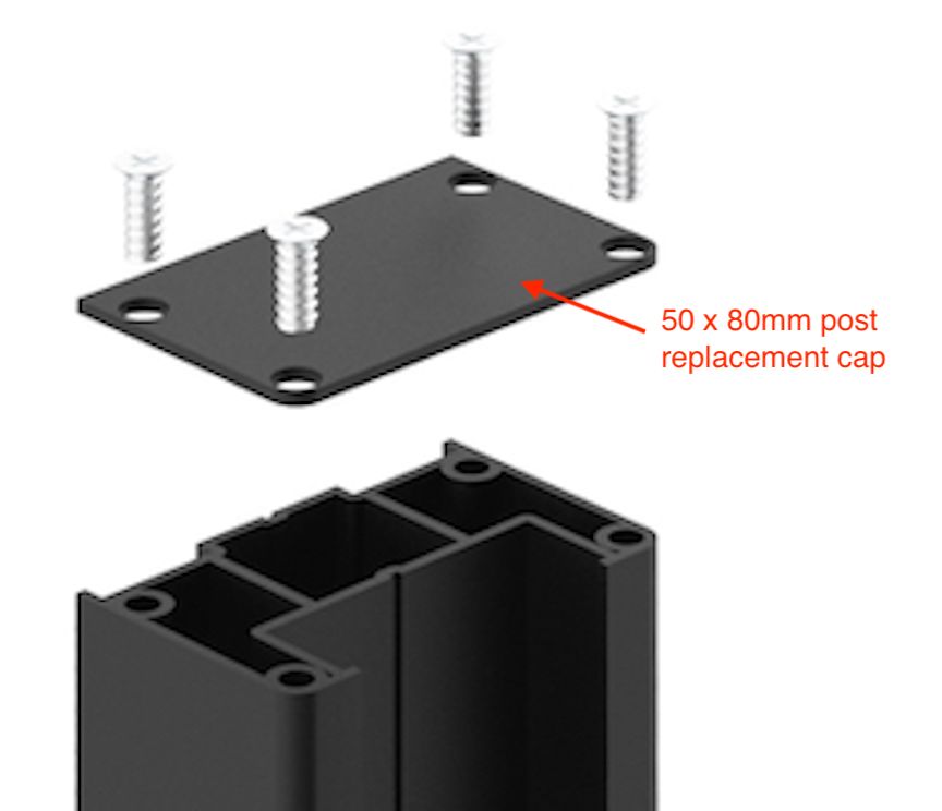 Replacement Cap For 50 x 80mm Post