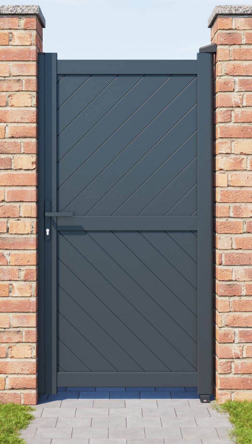 aluminium pedestrian gate MORAR gate flat top