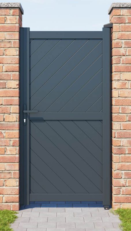 aluminium pedestrian gate MORAR gate flat top