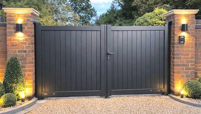 Aluminium DOON double driveway gate