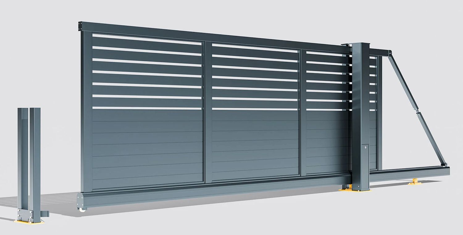 Cantilever Semi Boarded gate