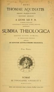 Summa Theologica - St. Thomas Aquinas (1952)