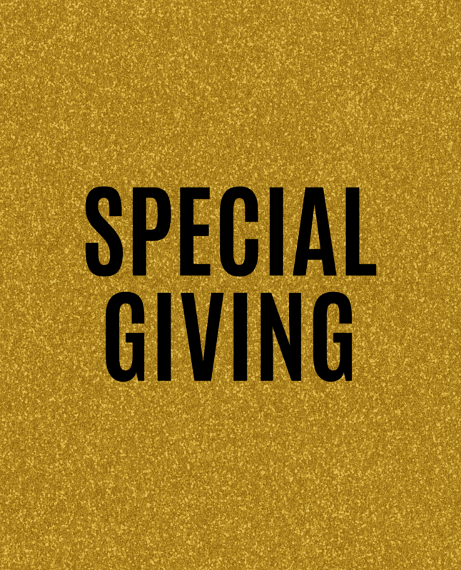 Special Giving