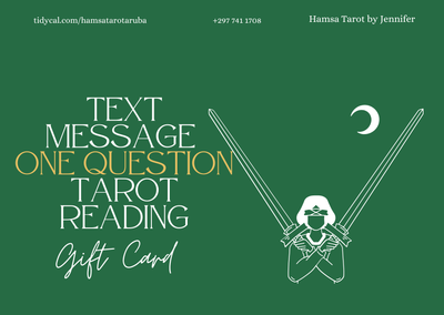 Text Message Tarot Reading Gift Card - 1 Question