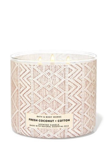 Fresh Coconut &amp; Cotton Candle