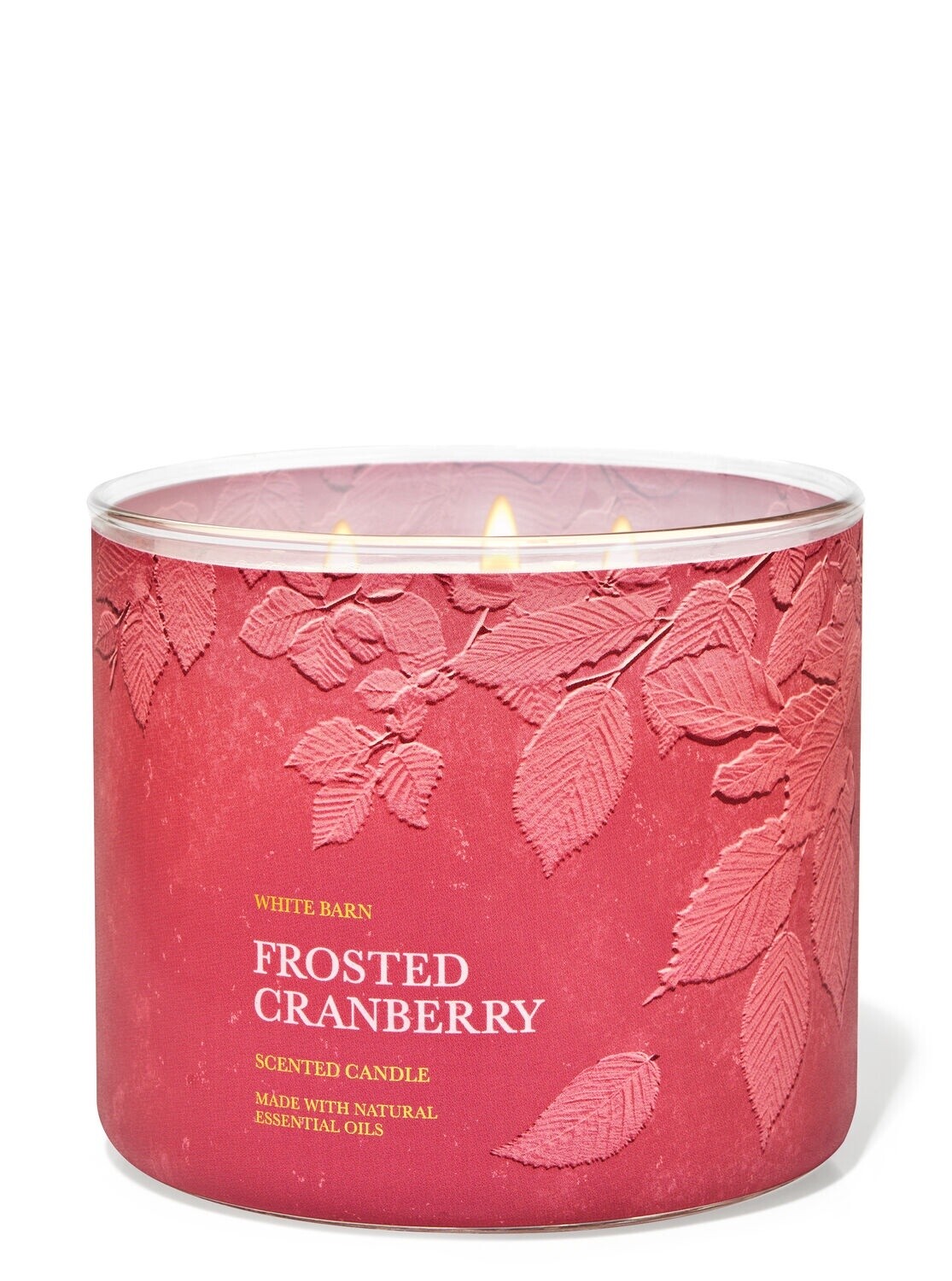 Frosted Cranberry Candle
