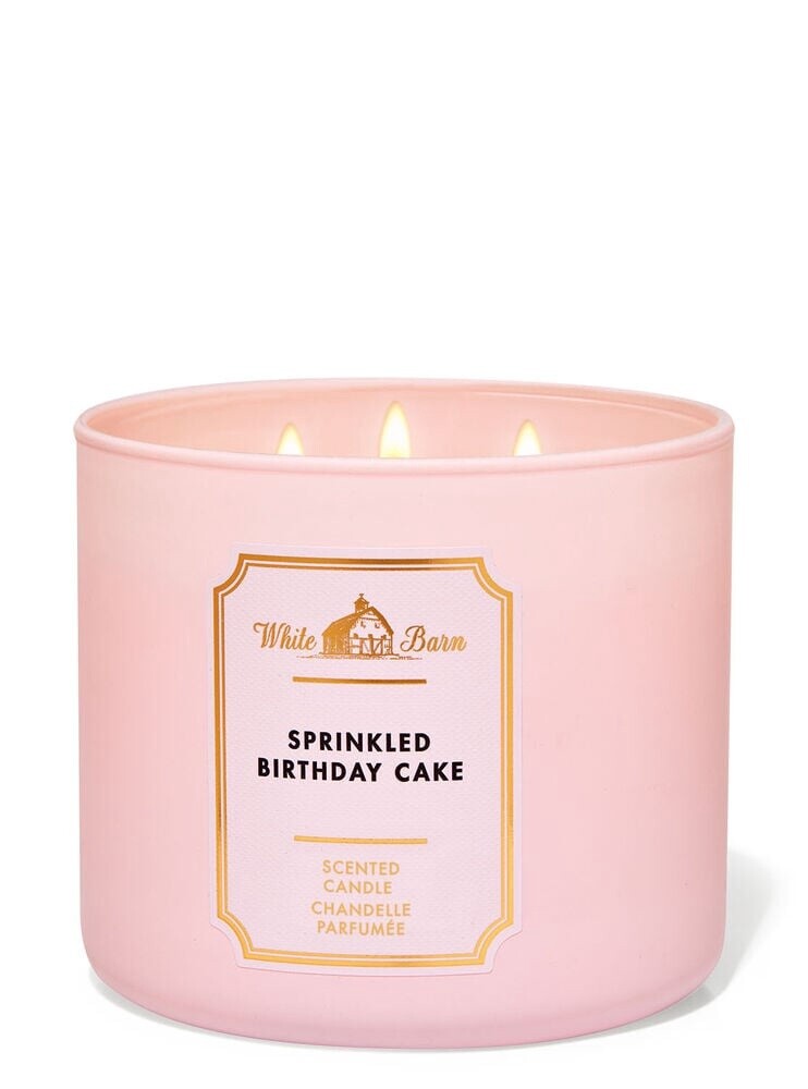Sprinkled Birthday Cake Candle