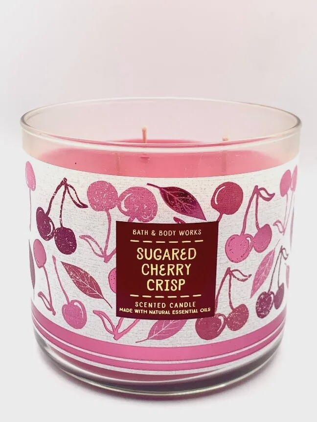 Sugared Cherry Crisp Candle