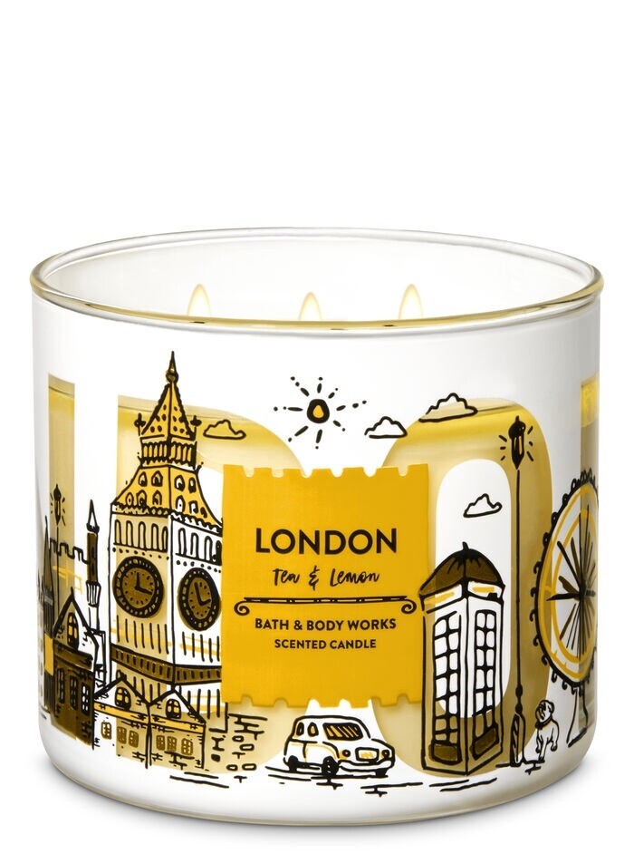 Tea &amp; Lemon Candle
