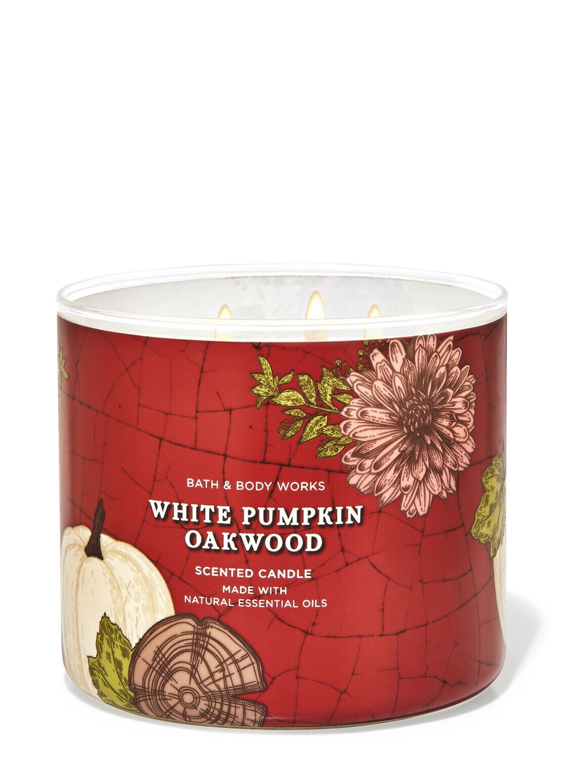 White Pumpkin Oakwood Candle