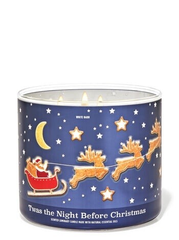 Twas The Night Before Christmas Candle